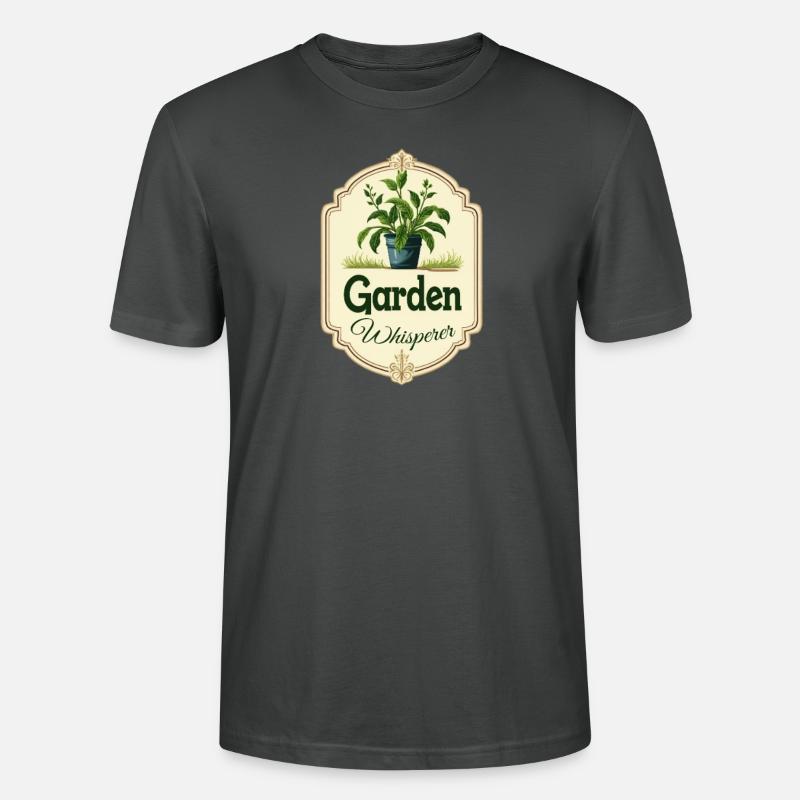 Gartenflüsterer Topfpflanze - Stanley/Stella Unisex Bio-T-Shirt CRAFTER - Anthrazit