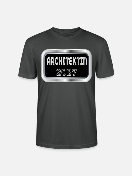 Architektin 2027 - Stanley/Stella Unisex Bio-T-Shirt CRAFTER - Anthrazit