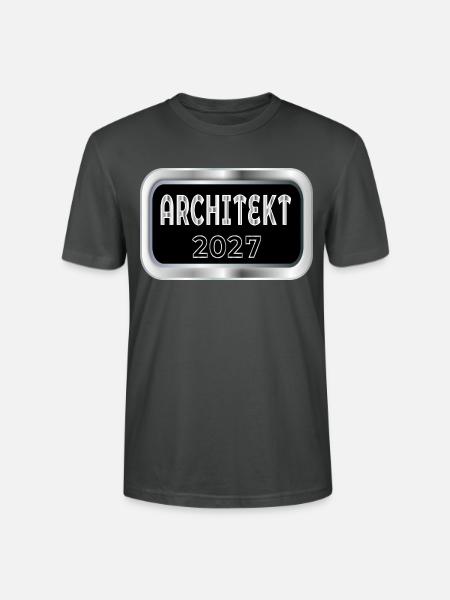 Architekt 2027 - Stanley/Stella Unisex Bio-T-Shirt CRAFTER - Anthrazit