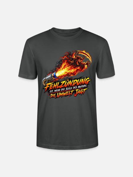 Fehlzündung: Seele des Motors - Stanley/Stella Unisex Bio-T-Shirt CRAFTER - Anthrazit