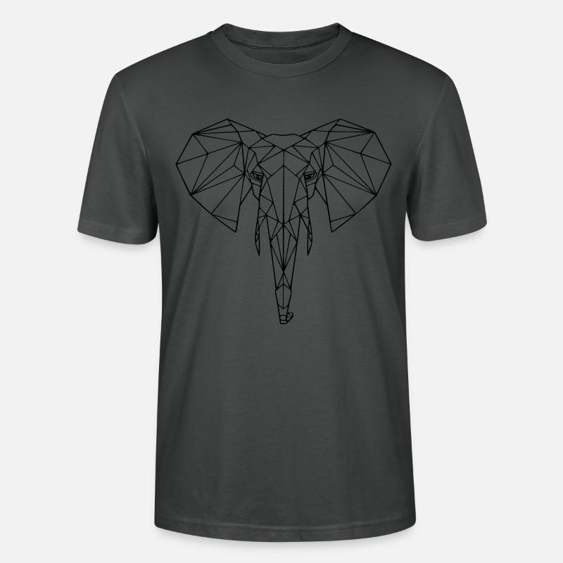 Elephant - Stanley/Stella Unisex Bio-T-Shirt CRAFTER - Anthrazit