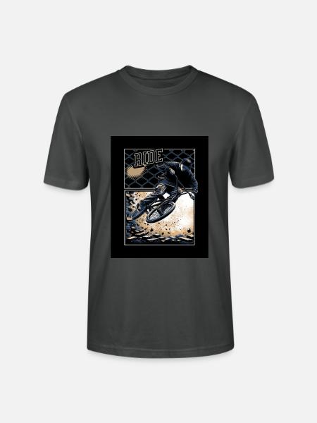 Street-Biker - Stanley/Stella Unisex Bio-T-Shirt CRAFTER - Anthrazit