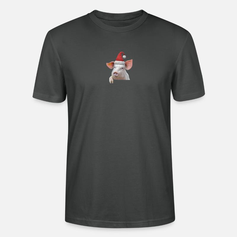 Saugeile Weihnachten - Stanley/Stella Unisex Bio-T-Shirt CRAFTER - Anthrazit