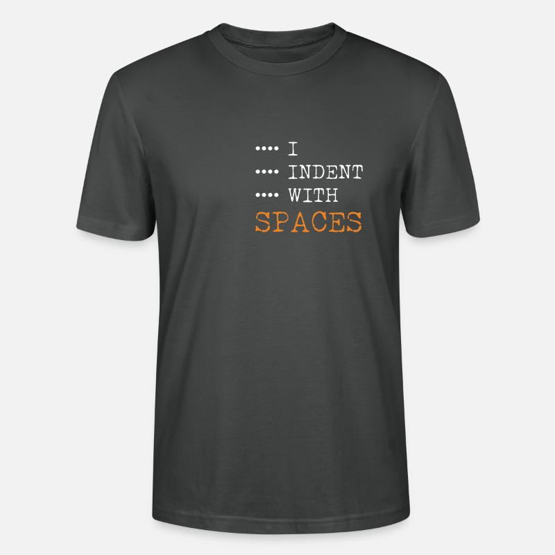 Ich Einrücke Mit Leerzeichen - Stanley/Stella Unisex Bio-T-Shirt CRAFTER - Anthrazit
