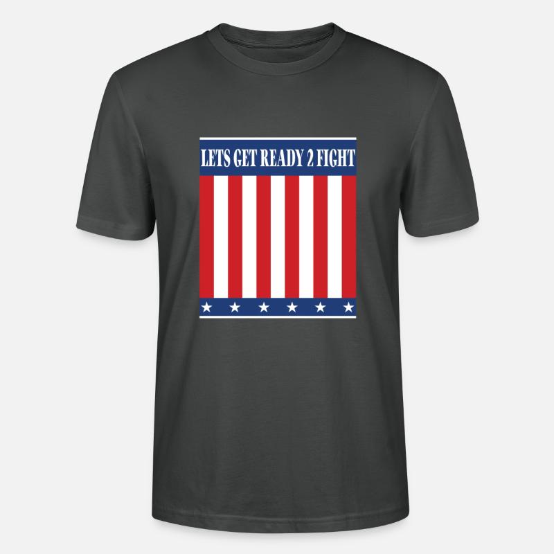 Préparons-nous 2 combat - T-shirt bio CRAFTER Stanley Stella Unisexe - charbon
