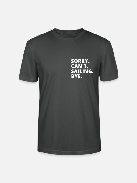 Sry. Can't. Sailing. Bye. - Accessoires - Stanley/Stella Unisex Bio-T-Shirt CRAFTER - Anthrazit