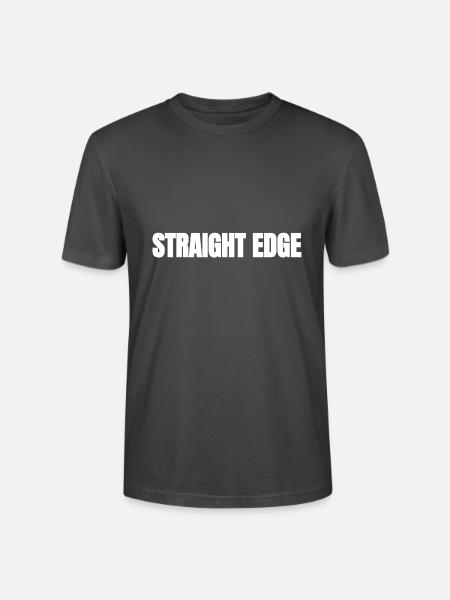 Straight edge - Stanley/Stella Unisex Bio-T-Shirt CRAFTER - Anthrazit