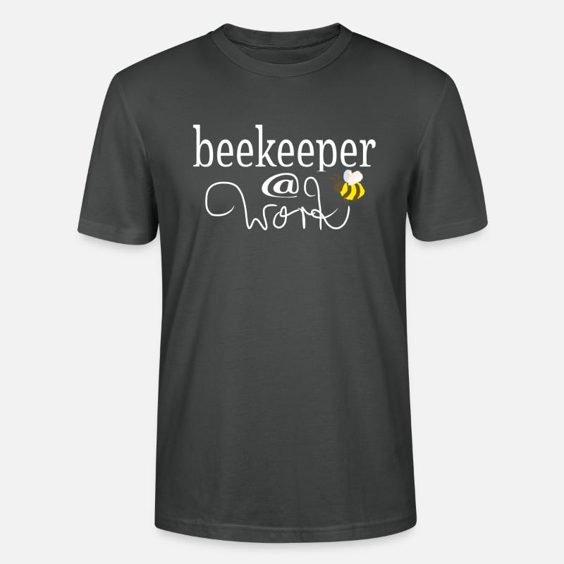 Beekeeper @ work - Stanley/Stella Unisex Bio-T-Shirt CRAFTER - Anthrazit