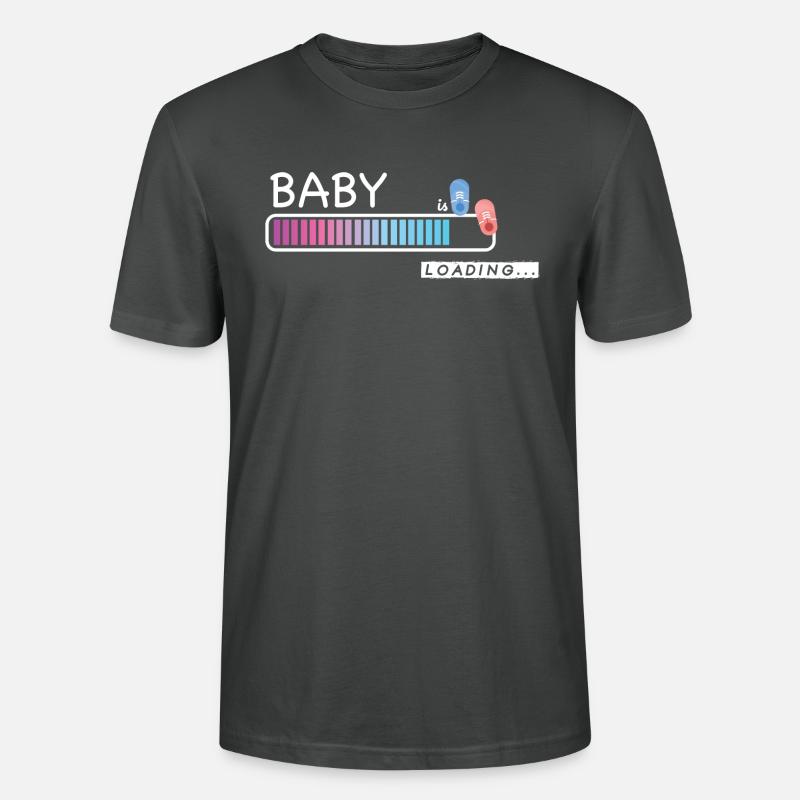Baby is Loading - T-shirt bio CRAFTER Stanley Stella Unisexe - charbon