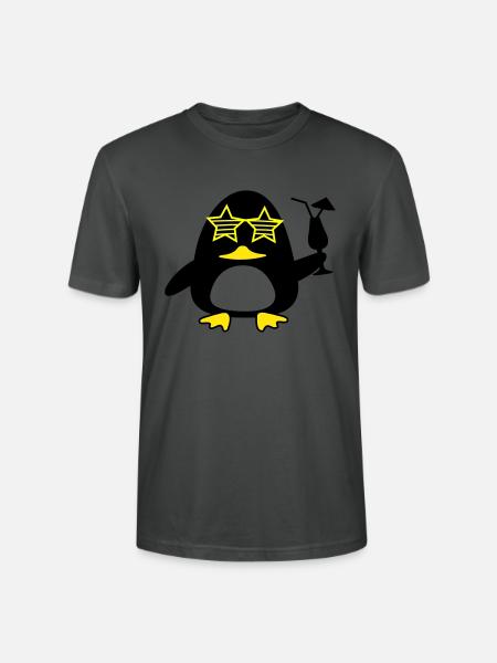 beach duck - Stanley/Stella Unisex Bio-T-Shirt CRAFTER - Anthrazit