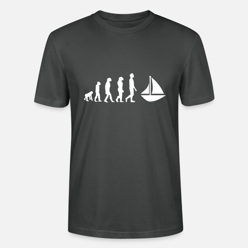 Voile évolution - T-shirt bio CRAFTER Stanley Stella Unisexe - charbon