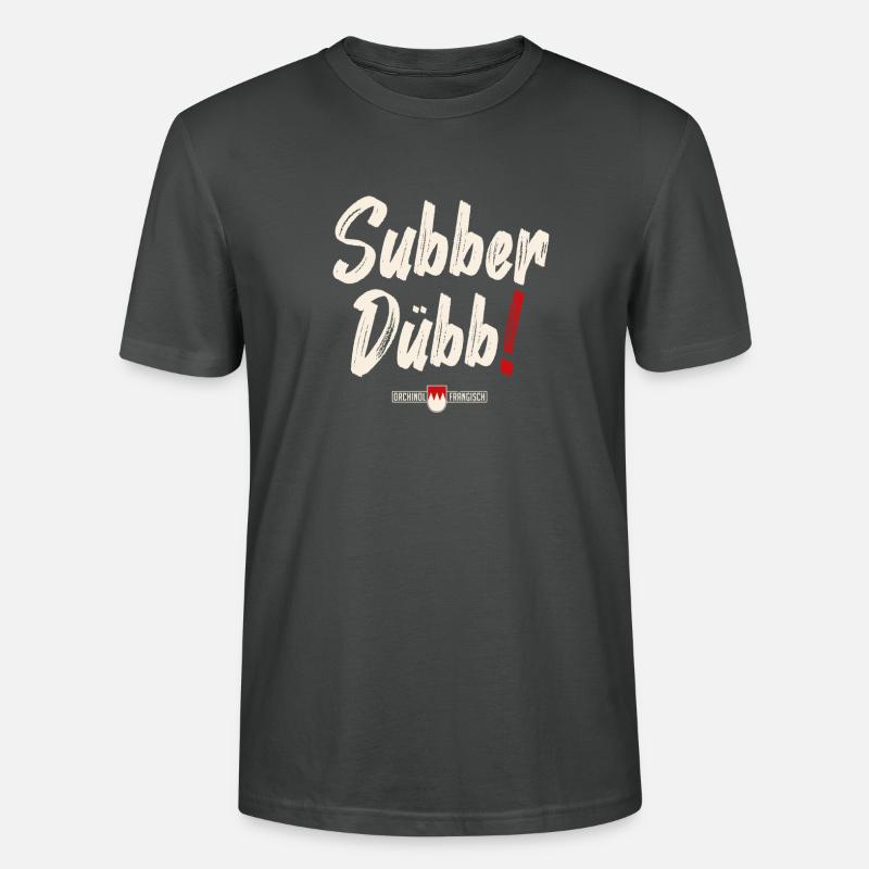 Subber Duebb! - Stanley/Stella Unisex Bio-T-Shirt CRAFTER - Anthrazit