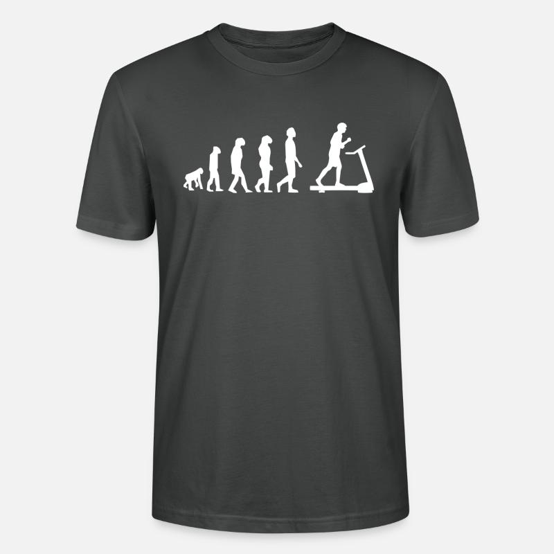Evolution treadmill - Stanley/Stella CRAFTER Unisex Organic T-Shirt - anthracite