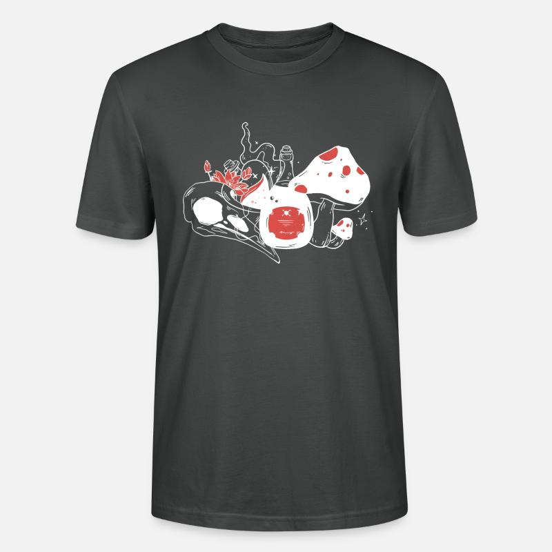 Die Hexenwerkstatt - Stanley/Stella Unisex Bio-T-Shirt CRAFTER - Anthrazit