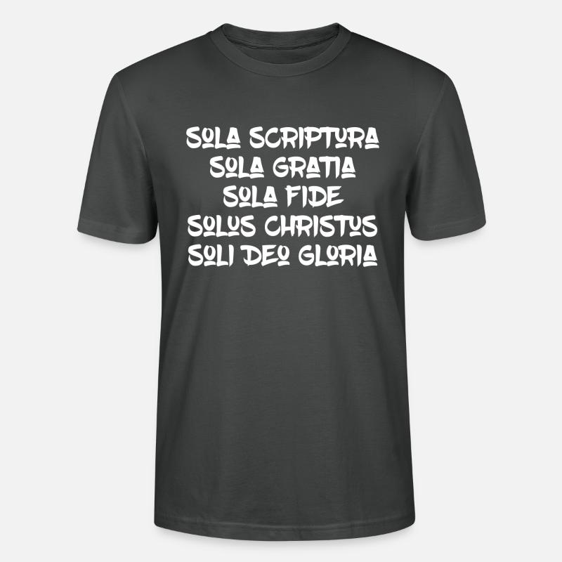 5 Solas Five Solas Graphic - Stanley/Stella CRAFTER Unisex Organic T-Shirt - anthracite