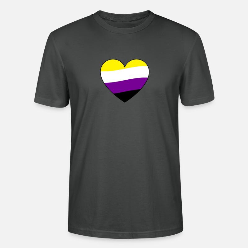 Pride Non-Binary - Stanley/Stella Unisex Bio-T-Shirt CRAFTER - Anthrazit