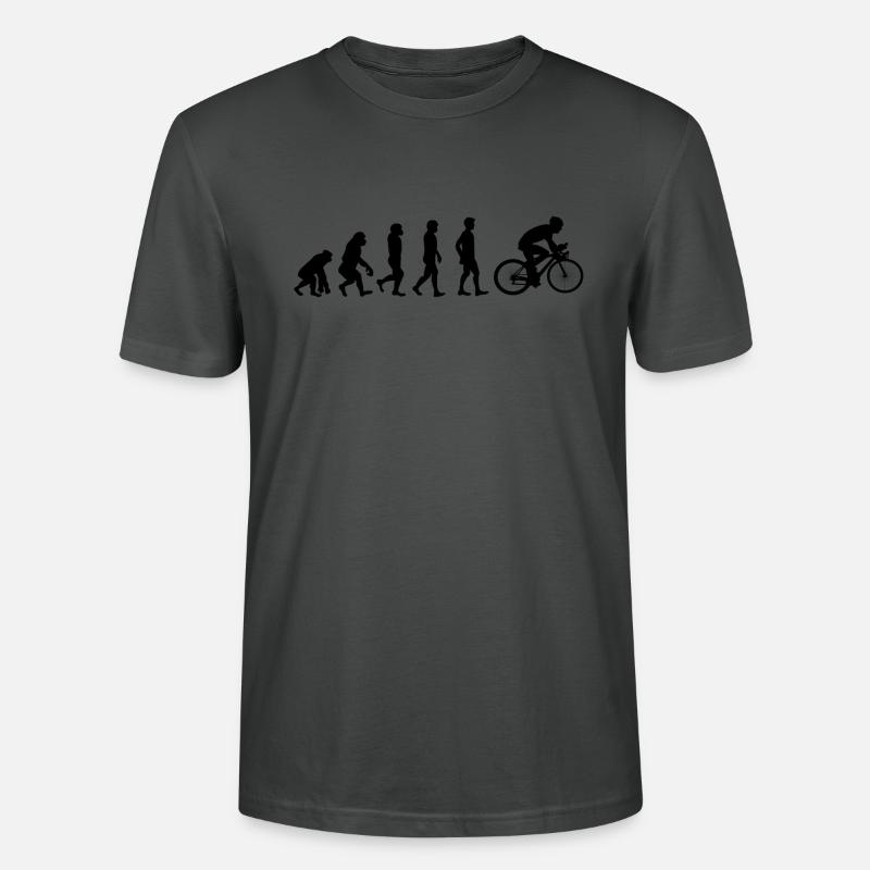 Evolution Bike - Stanley/Stella Unisex Bio-T-Shirt CRAFTER - Anthrazit
