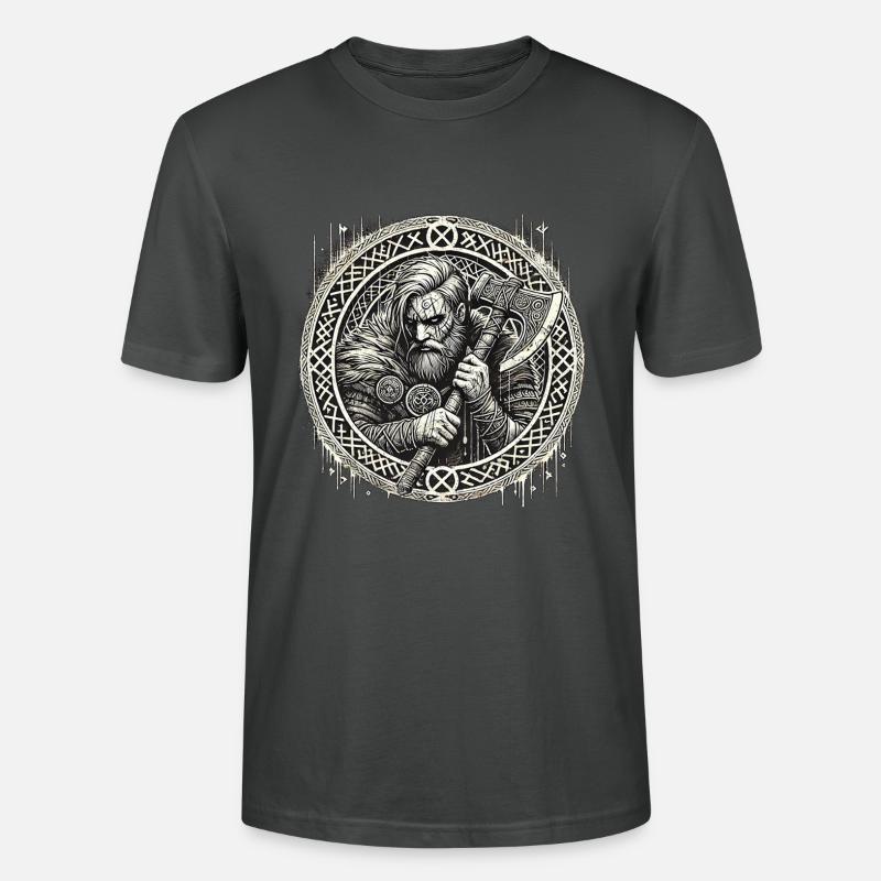 Wikinger - Stanley/Stella Unisex Bio-T-Shirt CRAFTER - Anthrazit