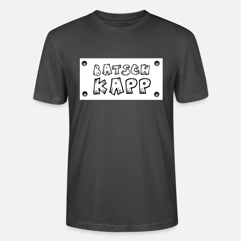 Batschkapp Schild - Stanley/Stella Unisex Bio-T-Shirt CRAFTER - Anthrazit