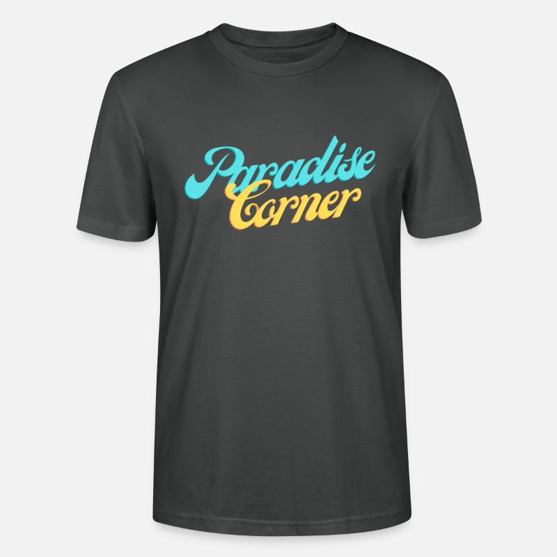 Paradise Corner - T-shirt bio CRAFTER Stanley Stella Unisexe - charbon