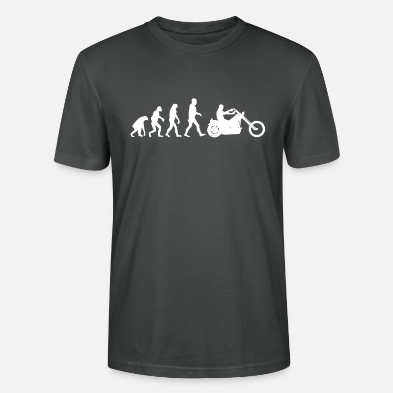 Biker Evolution Chopper - Stanley/Stella Unisex Bio-T-Shirt CRAFTER - Anthrazit