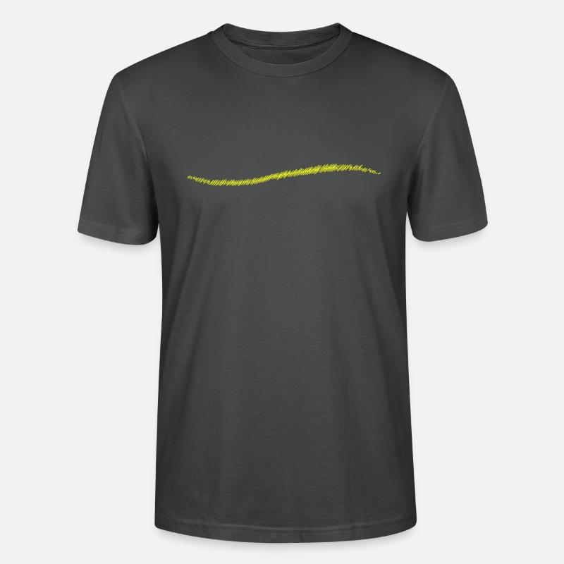 scribbled line | scribbled line - Stanley/Stella CRAFTER Unisex Organic T-Shirt - anthracite