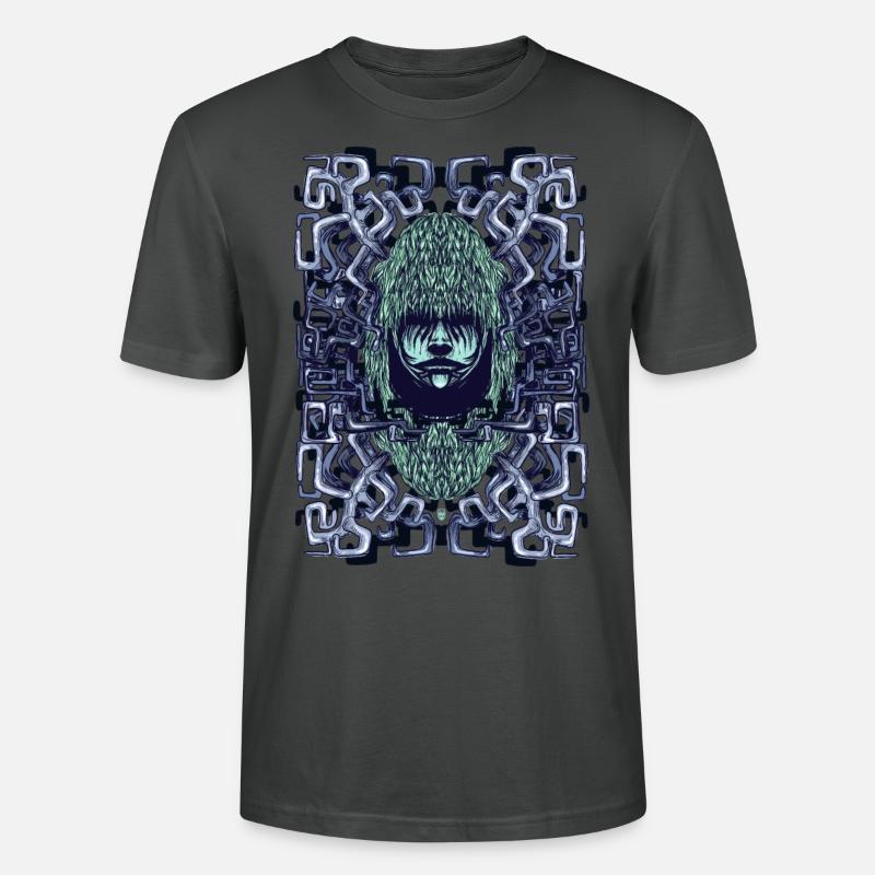 Junge mit Labirinth Hörnern - Stanley/Stella Unisex Bio-T-Shirt CRAFTER - Anthrazit