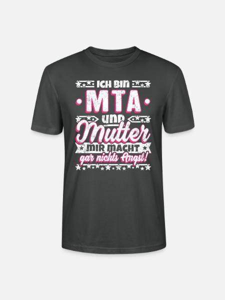 Medizinisch Technische Assistentin und Mutter - Stanley/Stella Unisex Bio-T-Shirt CRAFTER - Anthrazit