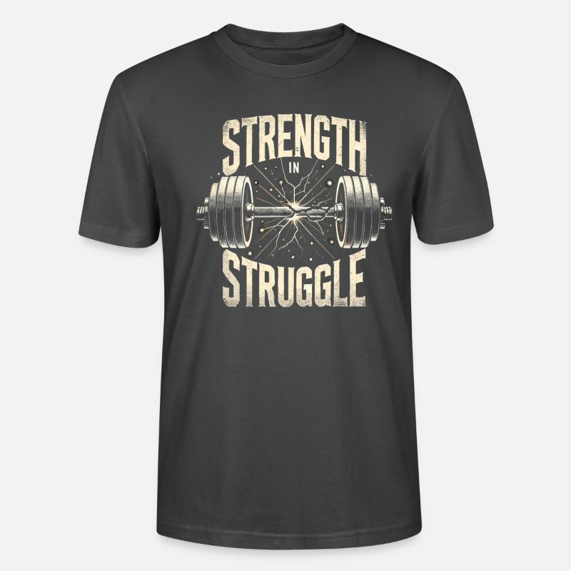 Stärke im Kampf - Stanley/Stella Unisex Bio-T-Shirt CRAFTER - Anthrazit