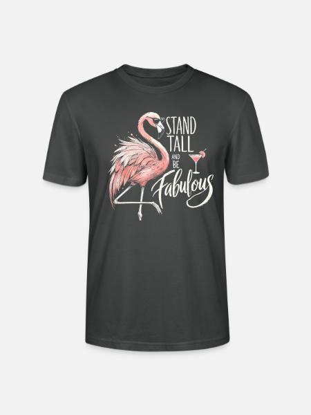 Steh hoch und sei fabelhaft - Stanley/Stella Unisex Bio-T-Shirt CRAFTER - Anthrazit