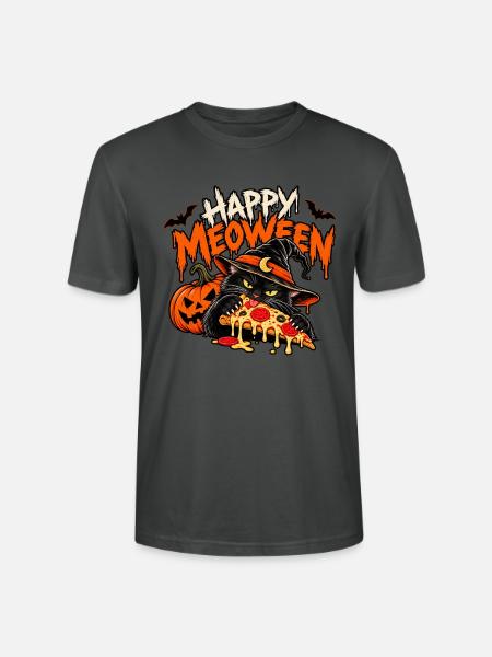 Happy Halloween - Stanley/Stella Unisex Bio-T-Shirt CRAFTER - Anthrazit