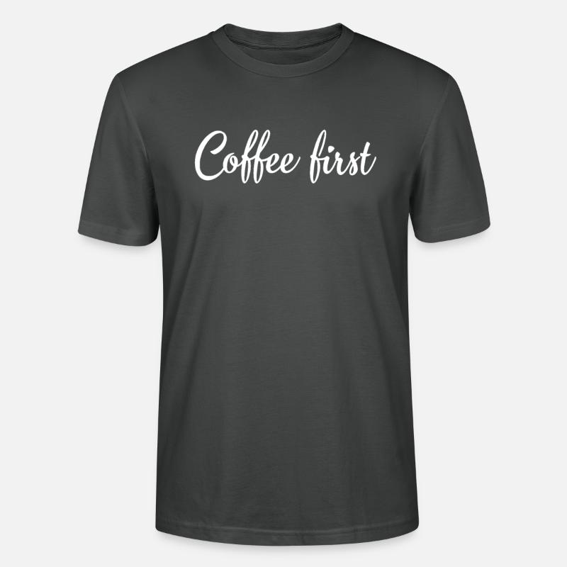 café - T-shirt bio CRAFTER Stanley Stella Unisexe - charbon