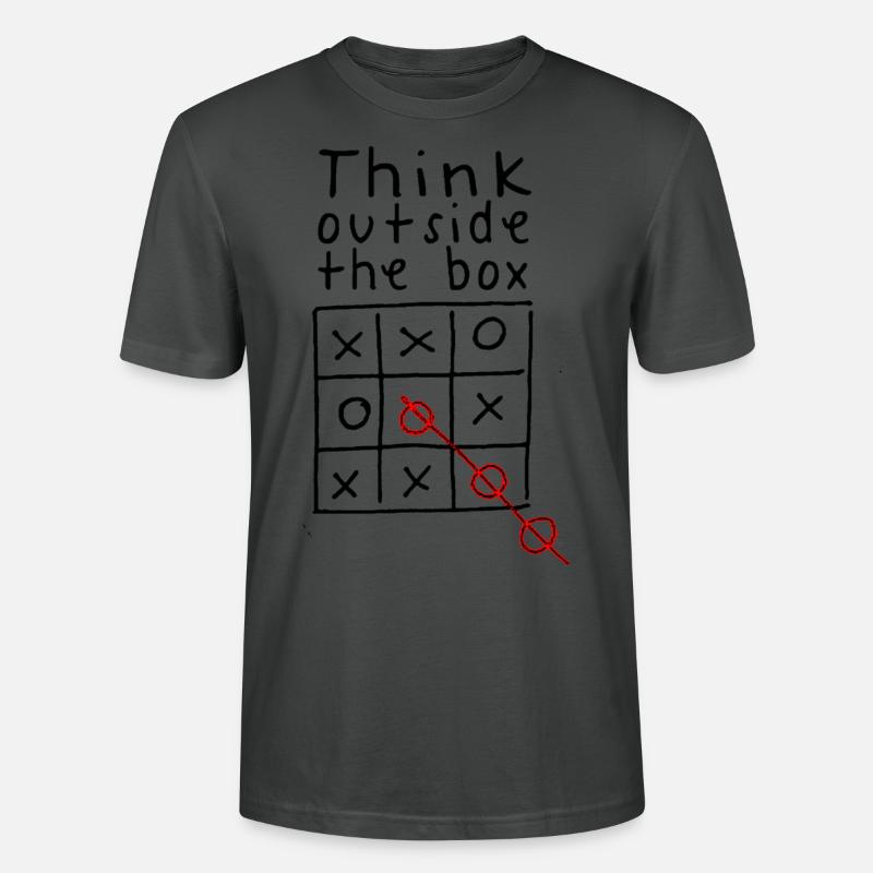 think outside the box - Stanley/Stella Unisex Bio-T-Shirt CRAFTER - Anthrazit