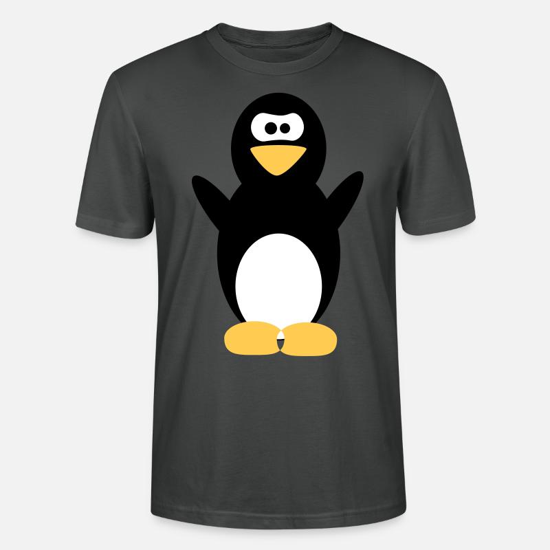 Pinguin - Stanley/Stella Unisex Bio-T-Shirt CRAFTER - Anthrazit