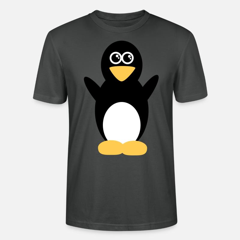 Pinguin - Stanley/Stella Unisex Bio-T-Shirt CRAFTER - Anthrazit