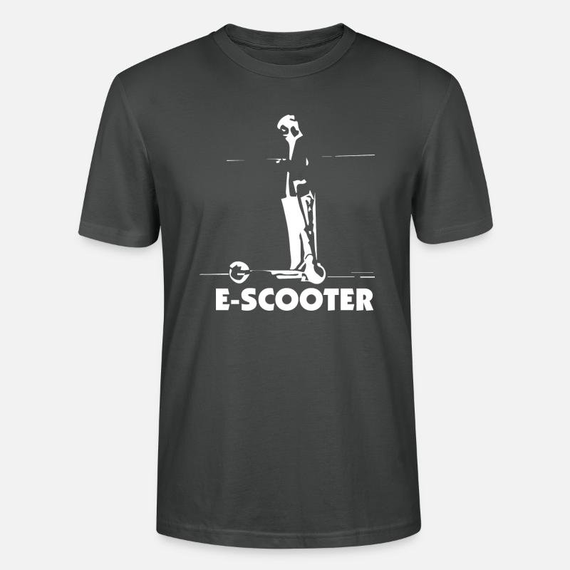 E-Scooter E-Roller Scooter - Stanley/Stella Unisex Bio-T-Shirt CRAFTER - Anthrazit