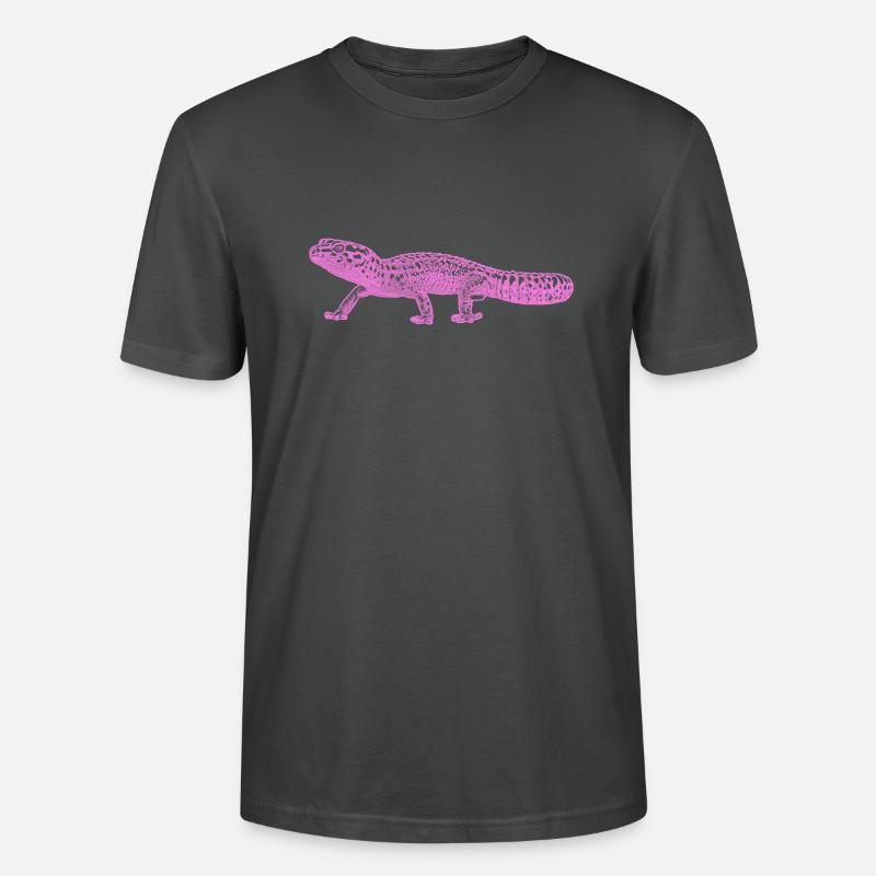 Leopardengecko - Stanley/Stella Unisex Bio-T-Shirt CRAFTER - Anthrazit