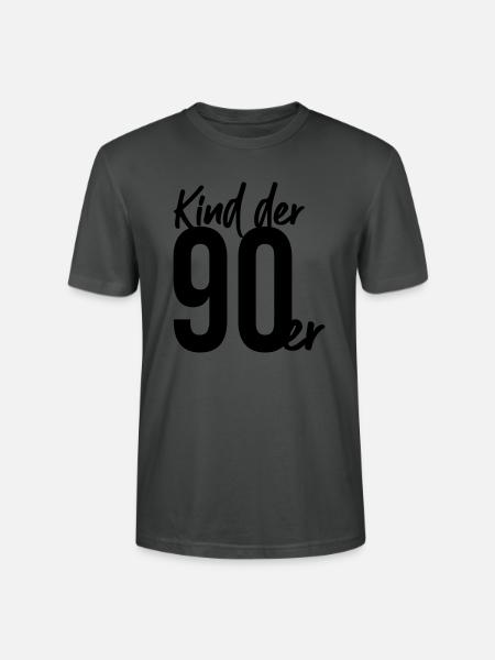 Enfant des années 90 - T-shirt bio CRAFTER Stanley Stella Unisexe - charbon