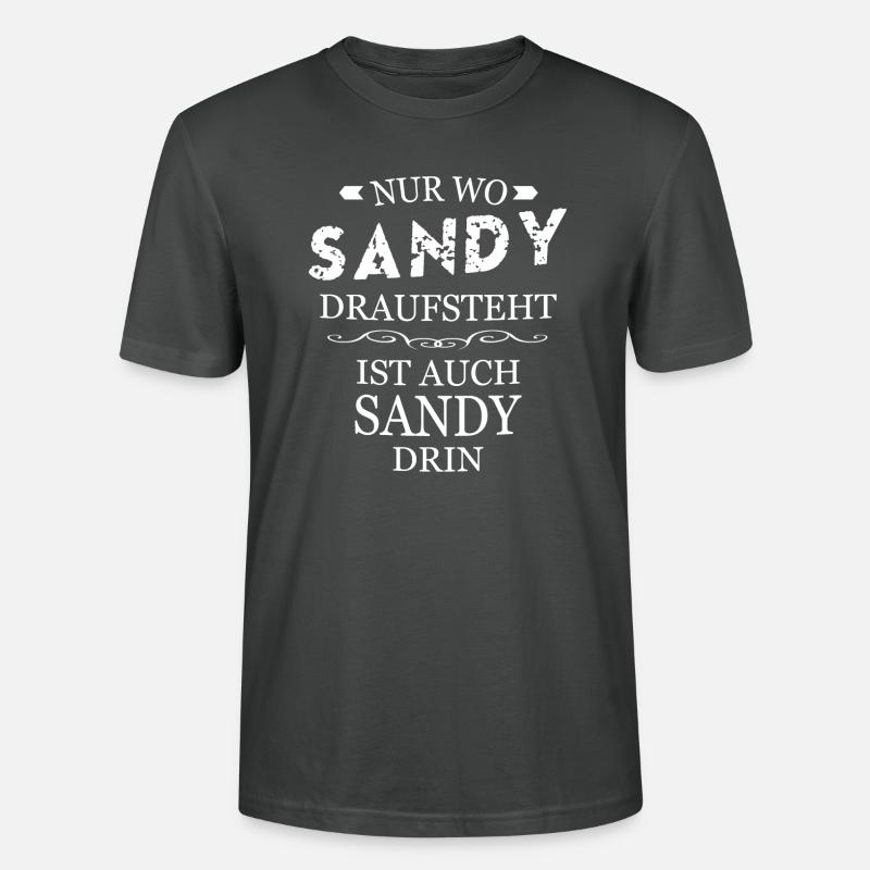 Sandy - Stanley/Stella Unisex Bio-T-Shirt CRAFTER - Anthrazit