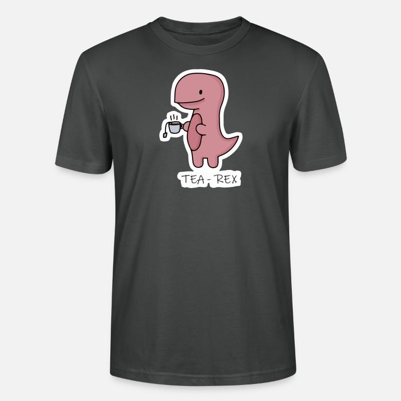 Tea-Rex (T-Rex) - Stanley/Stella Unisex Bio-T-Shirt CRAFTER - Anthrazit