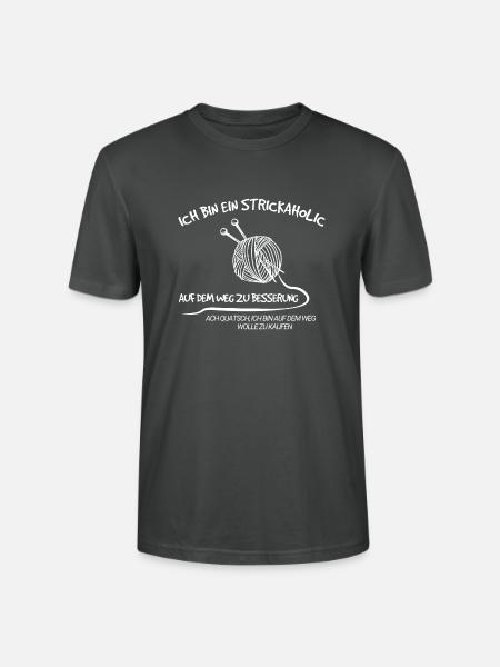Stricken - Stanley/Stella Unisex Bio-T-Shirt CRAFTER - Anthrazit