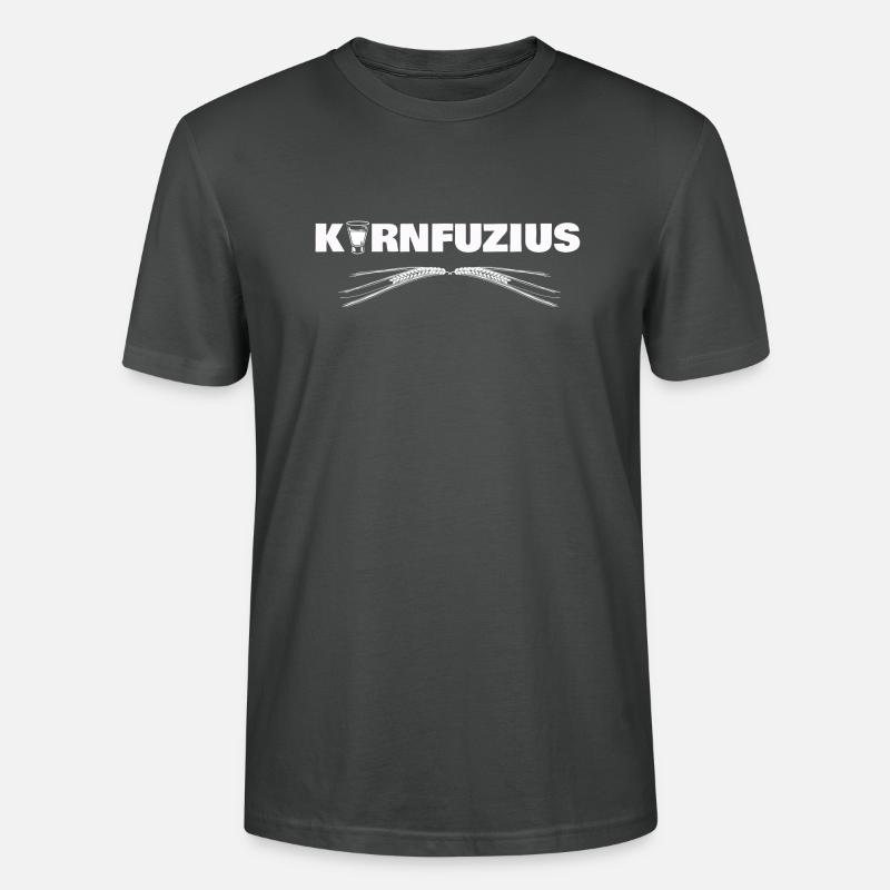 KORNfuzius blanc - T-shirt bio CRAFTER Stanley Stella Unisexe - charbon