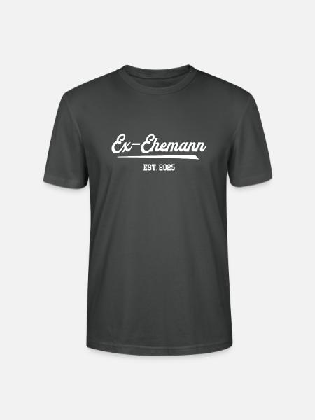 Ex Ehemann 2025 Scheidung Exmann Geschieden - Stanley/Stella Unisex Bio-T-Shirt CRAFTER - Anthrazit