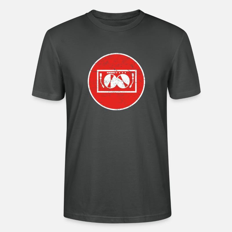 Geschenk TECHNO DJ ELECTRO - Stanley/Stella Unisex Bio-T-Shirt CRAFTER - Anthrazit