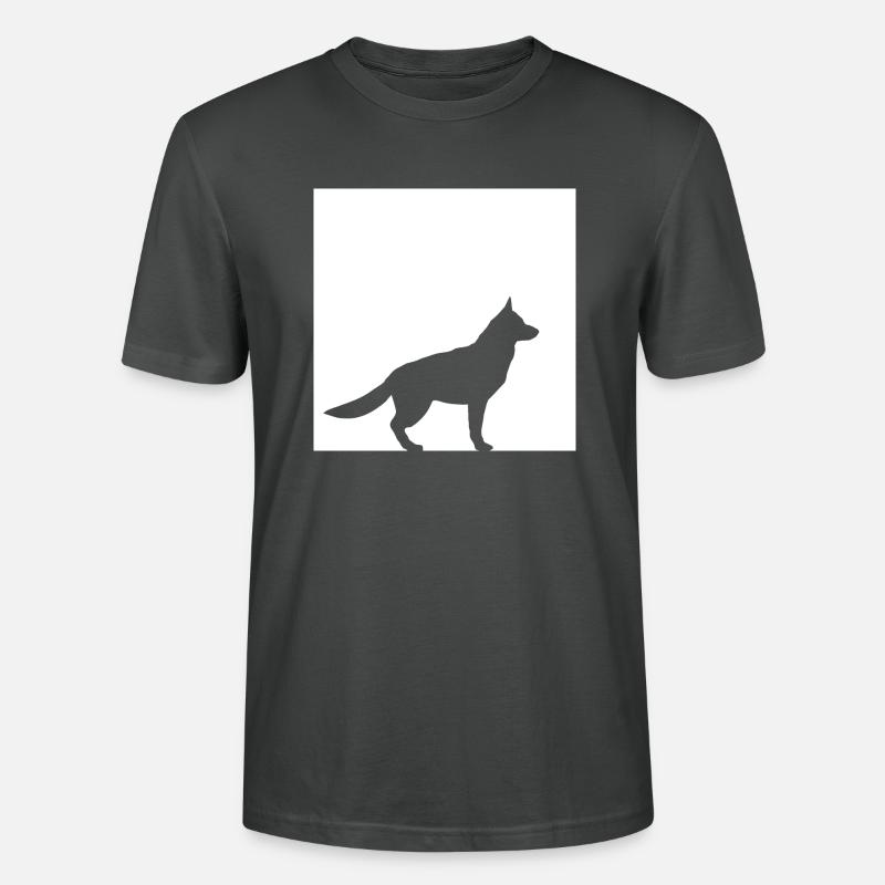 Schäferhund - Stanley/Stella Unisex Bio-T-Shirt CRAFTER - Anthrazit