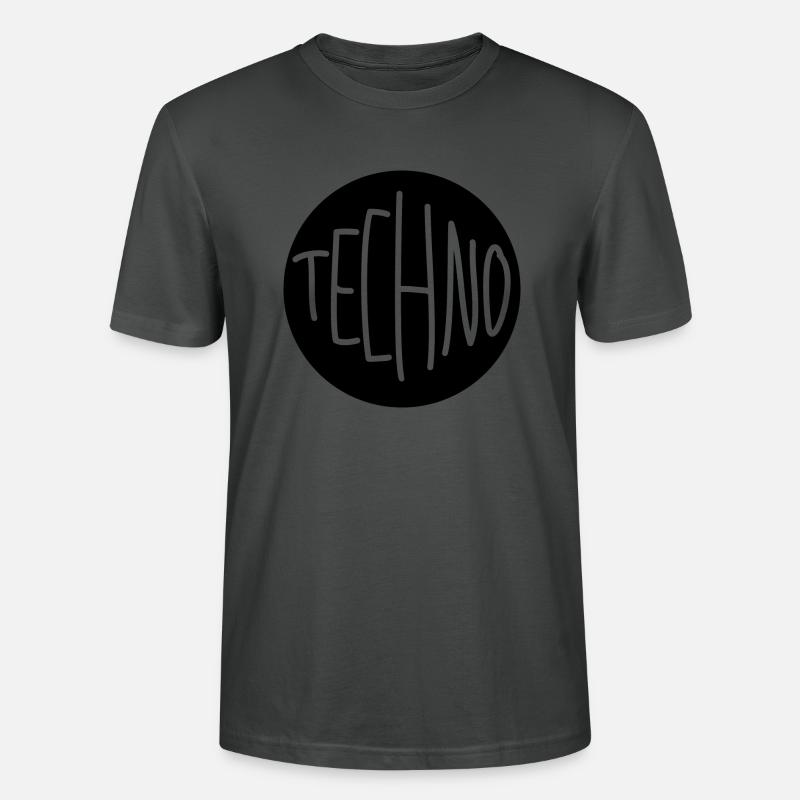 Techno Techno - Stanley/Stella Unisex Bio-T-Shirt CRAFTER - Anthrazit