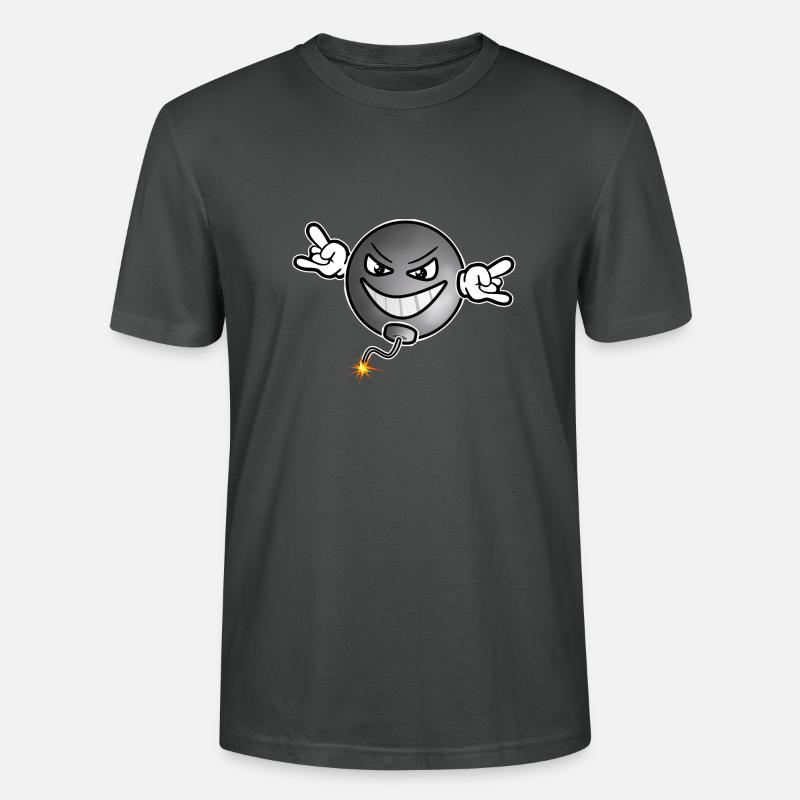 Bombe Version 2 - Stanley/Stella Unisex Bio-T-Shirt CRAFTER - Anthrazit