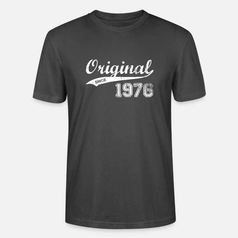 1976 - Stanley/Stella Unisex Bio-T-Shirt CRAFTER - Anthrazit