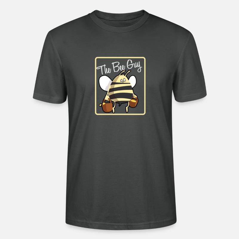 the bee guy - Stanley/Stella Unisex Bio-T-Shirt CRAFTER - Anthrazit