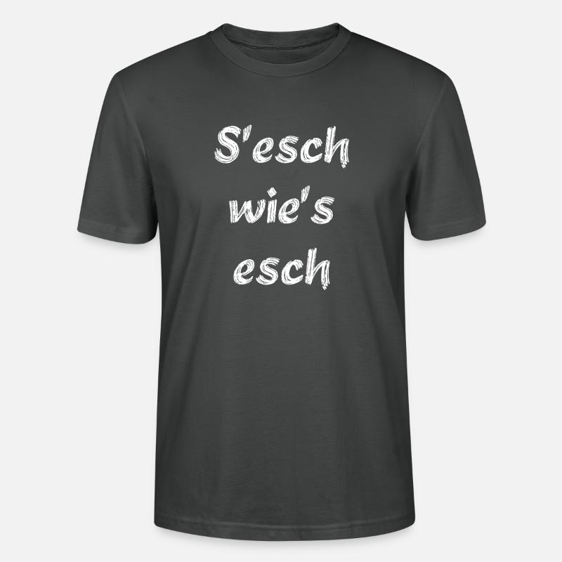 C’est comme ça - T-shirt bio CRAFTER Stanley Stella Unisexe - charbon